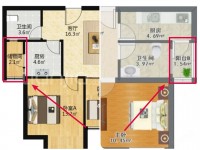 廚房與衛(wèi)生間有個(gè)夾角陽臺(tái)，怎么處理比較好？